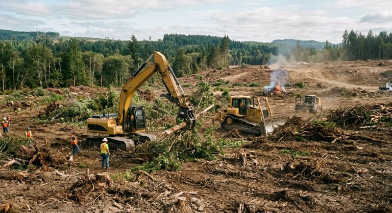 Commercial Land Clearing in Cumming, GA