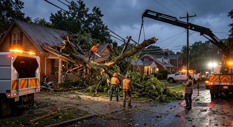 Fallen Tree Removal in Montgomery County, PA
