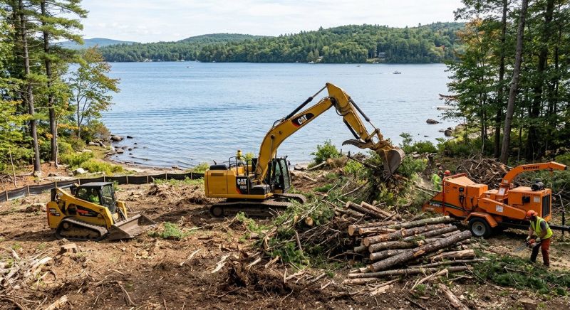 Lake Lot Clearing in Cumming, GA